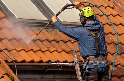 Démoussage et hydrofuge de toiture à Mairé-Levescault